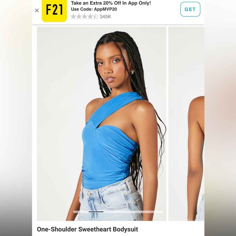 White forever 21 top